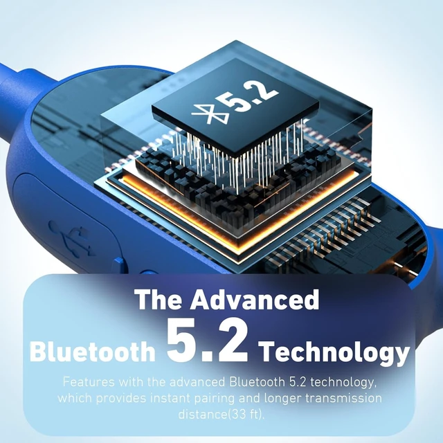 Alt view image 7 of 7 - 2 Pack Kids Headphones, Bluetooth 5.2 Open Ear Headphones 85dB Volume Limiting, Stereo Sound with Mic, IPX5 Waterproof, 20H Playtime-Blue Purple