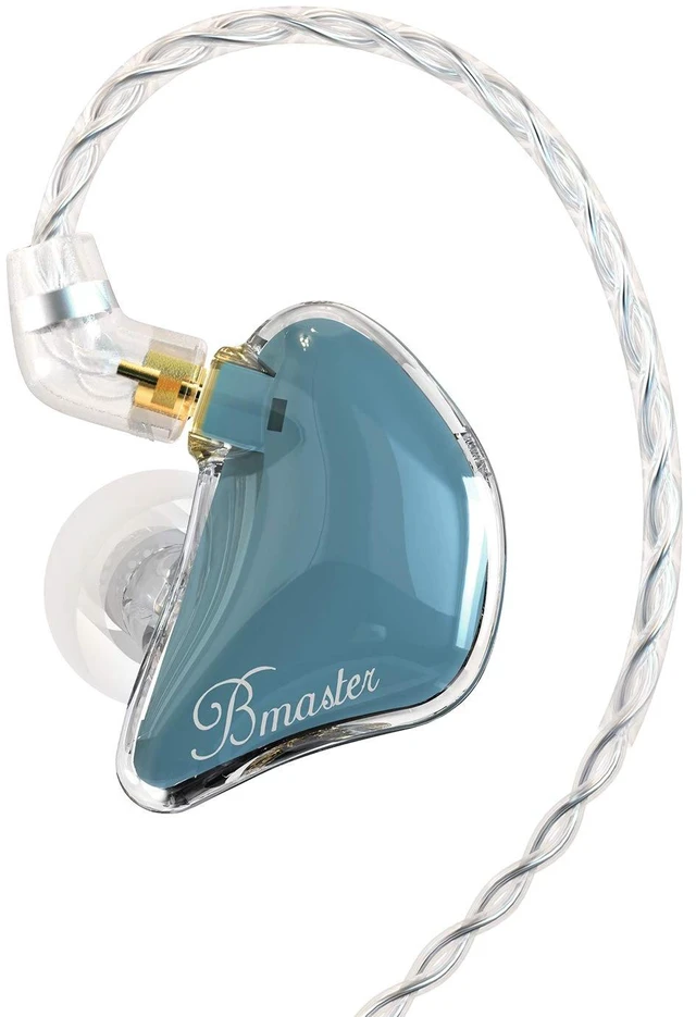 Main image of Bmaster Triple Drivers in Ear Monitor Headphone with Two Detachable Cables Fit in Ear Suitable for Audio Engineer, Musician (Blue)