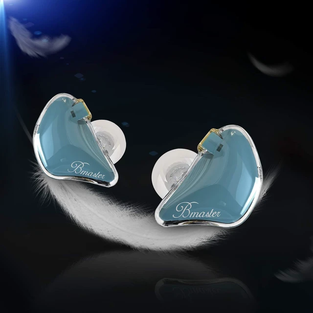 Alt view image 5 of 7 - Bmaster Triple Drivers in Ear Monitor Headphone with Two Detachable Cables Fit in Ear Suitable for Audio Engineer, Musician (Blue)