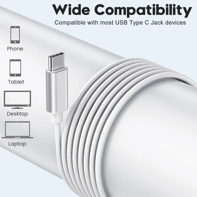Alt view image 5 of 7 - USB C Headphones for Samsung Galaxy S26 S25 S24 S23 S22 S21 S20 A56 A17 A16 Wired USB C Earbuds with Mic Volume Control Earphones USB Type C Headphones for iPhone 17 16 15 Pro Max Plus iPad 10 Pixel