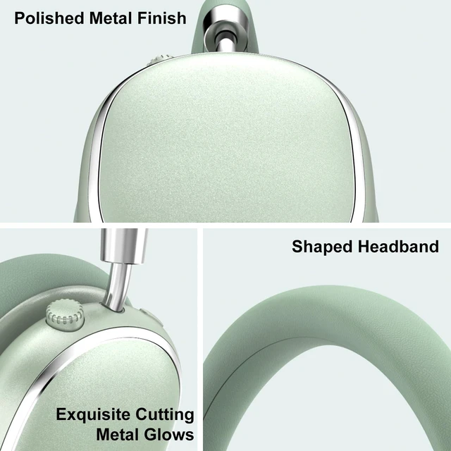 Alt view image 7 of 7 - NiceComfort 95 Hybrid Noise Cancelling Headphones Wireless Bluetooth with Transparency,ENC,HD Sound,Slim Headphones Lightweight