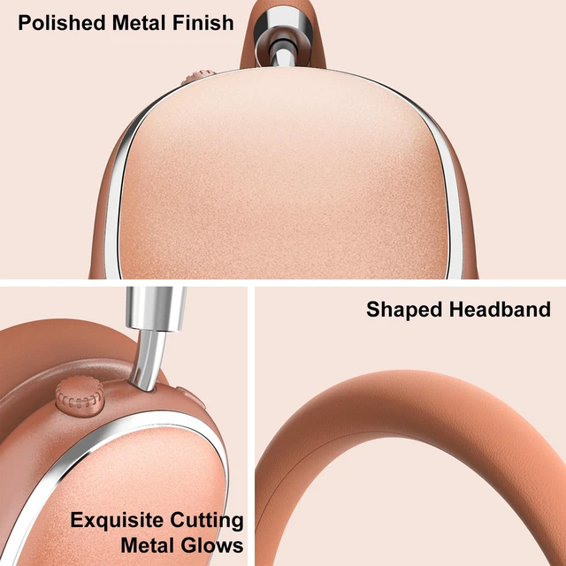 Alt view image 7 of 7 - NiceComfort 95 Adaptive Noise Cancelling Headphones Wireless Bluetooth with Spatial Audio,Transparency,ENC,HD Sound,Low Latency for Gaming,Slim Headphones Lightweight
