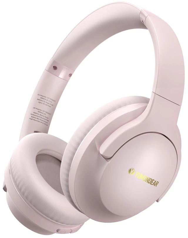 Main image of Wireless Headphones Over Ear, 80H Playtime, HiFi Stereo, 3EQ Mode Soft Memory Foam Earpads, Foldable Bluetooth Headphones, Bluetooth 5.4, ENC Mic, Multipoint Pairing for Home, Office & Travel