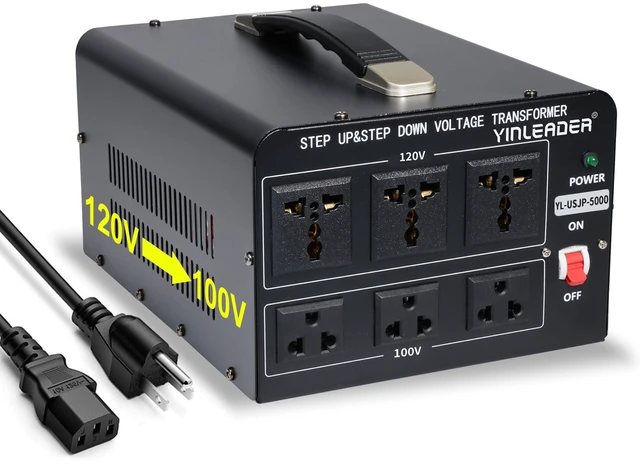 Main image of 120V to 100V US to Japan Voltage Converter Step Down/Up Transformer Power Converter for Japanese Industrial or High-Power Use in US(5000W)