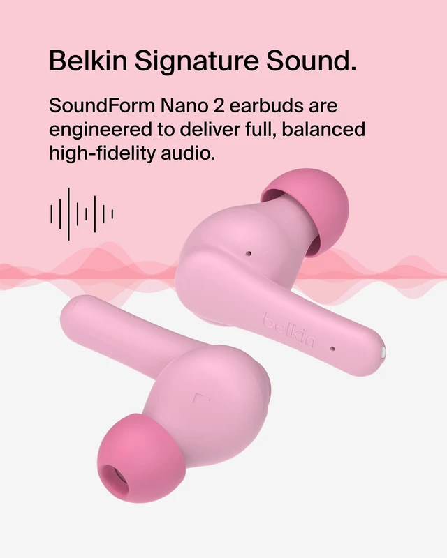 Alt view image 7 of 7 - SoundForm Nano 2 Kids True Wireless Earbuds In-ear Bluetooth earbuds for kids ages 7+, 85dB volume limiter, IPX5, ENC, touch controls, school, travel