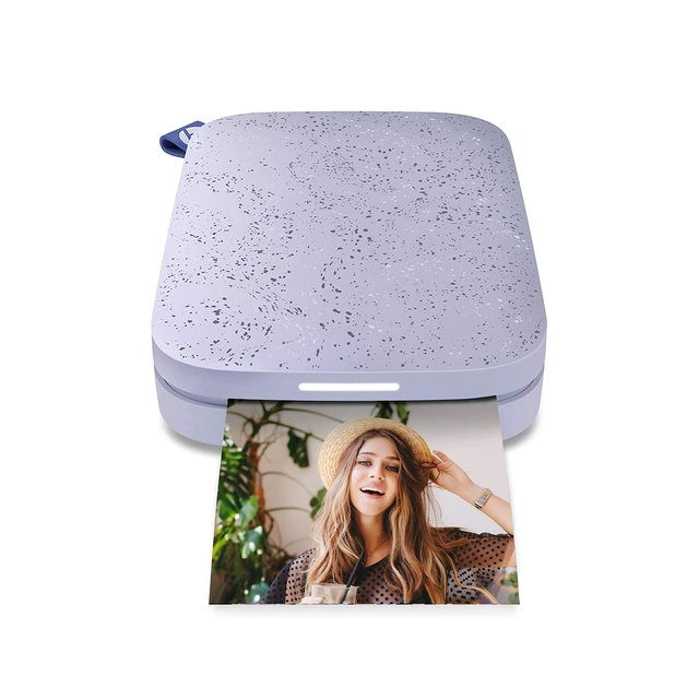 Alt view image 2 of 7 - Sprocket Portable 2x3 Instant Color Photo Printer (Lilac) Starter Bundle