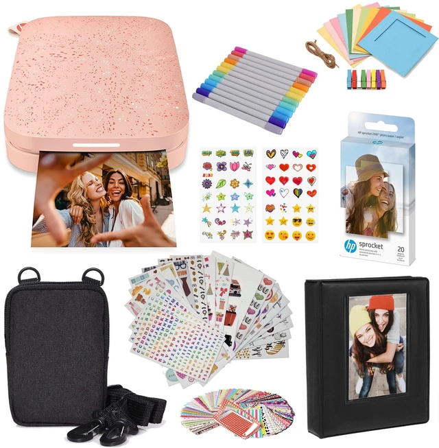 Main image of Sprocket Portable 2x3 Instant Color Photo Printer (Blush Pink) Starter Bundle