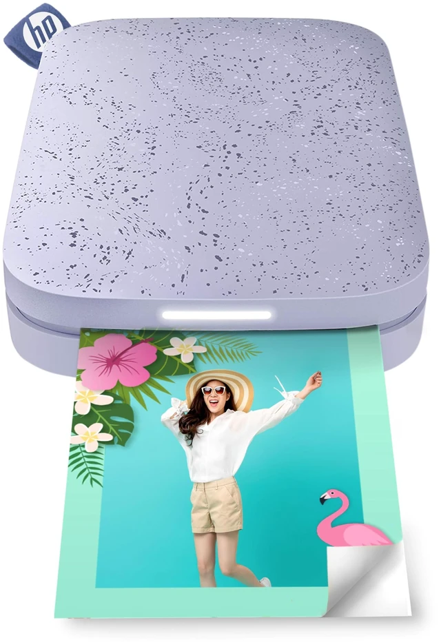 Main image of Sprocket 2x3 Instant Smartphone Photo Printer - Portable Color Wireless Mobile Printer - Zink Sticky-Back Photos - Print from Compatible iOS & Android Devices with Bluetooth w/Fun App - Purple