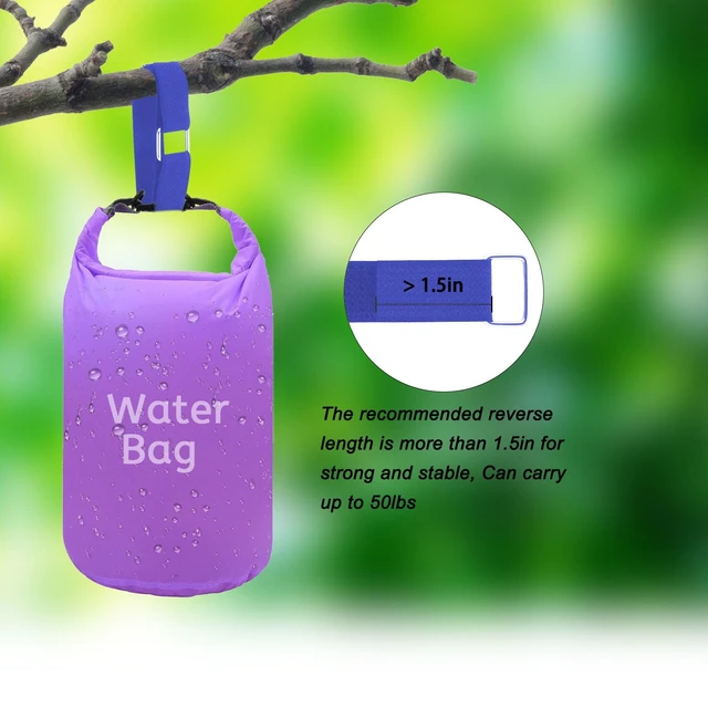 Alt view image 6 of 7 - 1"x16ft Hook and Loop Straps with 25 Metal Buckles, Adjustable Fastening Cable Straps, Cut-to-Length Cinch Strap, Reusable Nylon Securing Cord Ties for Organizer or Storage, 1 inch Wide,Blue