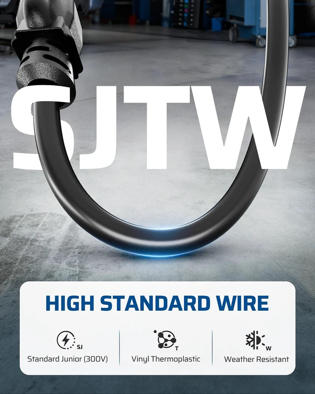 Alt view image 3 of 7 - Ceiling/Wall Mount Retractable Extension Cord Reel with 30FT Cord 16/3 SJTW Power Cord, 3 Lighted Triple Outlets, Works for Garage Shop, 10 Amp Circuit Breaker, Metal Plate, ETL Listed, Black