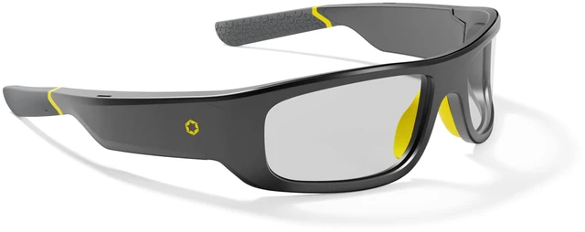 Main image of Armor Smart Safety Glasses, TR90 Frame, Light Adaptive Lenses, Open Ear Speakers & Microphone - ANSI Z87.1