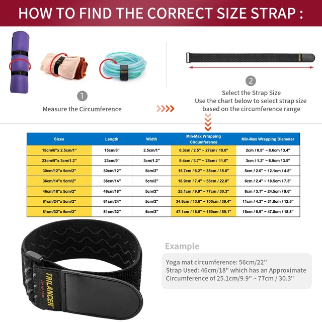 Alt view image 7 of 7 - Elastic Cinch Straps with Anti-Slip Strips, 18'' x 2'' (8 Pack) Hook and Loop Storage Strap with Buckle, Bundling Straps for Extension Cords, Cables, Ropes, Hoses, Bike, Boat, Pant Garters