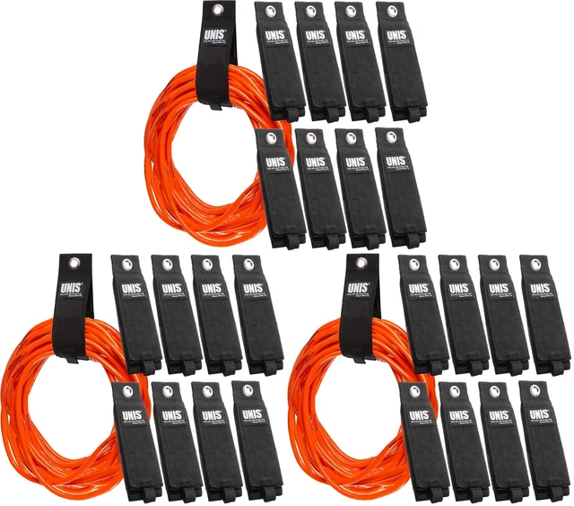 Main image of 24 Pack Heavy Duty Large 13-inch Extension Cord Storage Extendable Cable Ties Strap Loop Hanger Organizer for Cable, Hose, Power Cord, and Rope