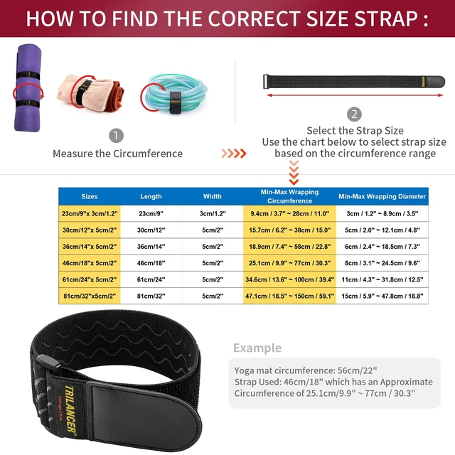 Alt view image 5 of 7 - Elastic Cinch Straps with Anti-Slip Strips, 32'' x 2'' (4 Pack) Multipurpose Hook and Loop Bundling Straps for Hose, Cords, Bike, Luggage, Camping, Yoga Mats