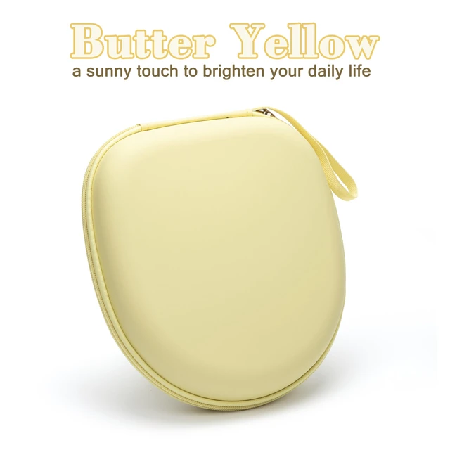 Alt view image 2 of 5 - Ginsco Universal Headphone Case Compatible with JBL Tune 510BT 720BT, Sony WH-CH 720N/WH-CH520, with Sony/JBL/Soundcore Life Q20i Q30/BERIBES/TOZO/KVIDIO etc Wireless Headphones (Butter Yellow)