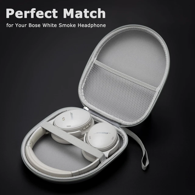 Alt view image 3 of 7 - Ginsco Universal Headphone Case Compatible with JBL Tune 510BT 720BT, Sony WH-CH 720N/WH-CH520, with Bose/JBL/Soundcore Life Q20i Q30/BERIBES/TOZO/KVIDIO etc. Waterproof Carrying Case (Gray White)