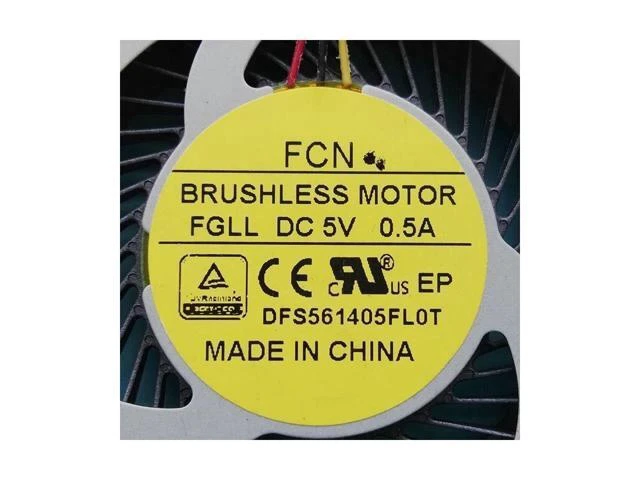Alt view image 2 of 3 - New original cpu fan DFS561405FL0T FGLL DC 5V 0.5A DC28000GUF0 laptop cpu cooling fan cooler