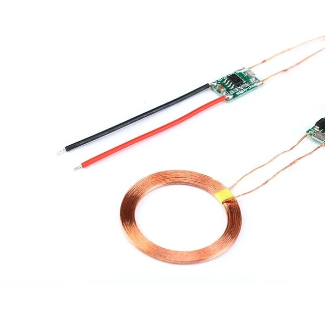 Alt view image 7 of 7 - 5V1A Wireless Power Transfer Module Wireless Charging Transmitter Receiver Inductive Coil Circuit Board Module Fun DIY Kit