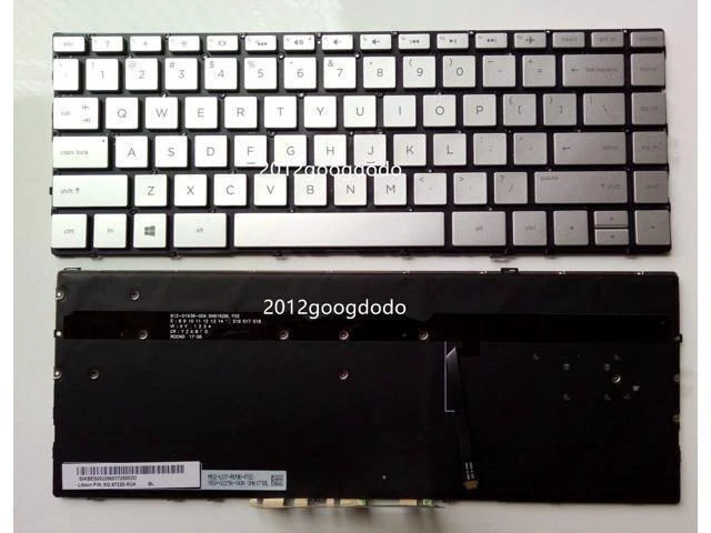 Main image of replacement keyboard for HP Spectre 13-ae000 13t-ae000 13-ae011dx 13-ae012dx US backlit