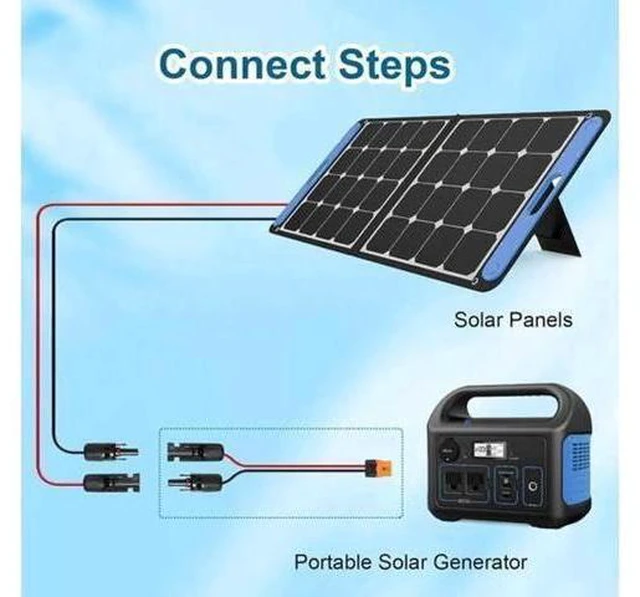 Alt view image 3 of 6 - MC4 to XT60i Cable, 12AWG 10M(33FT) Solar Panel Adapter Wire, MC4 Male Female to XT60i-F Female Connector Extension Cord for Portable Power Station, Solar Generator, Off-Grid Solar System