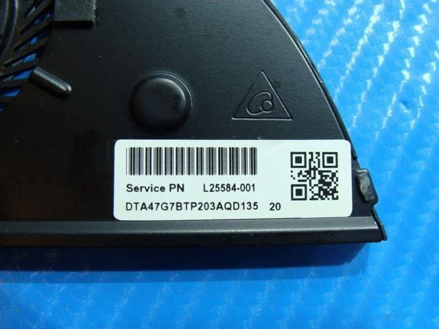 Alt view image 2 of 4 - Cpu cooling fan for HP Pavilion 15-cs3075wm 15.6 inches L25584-001