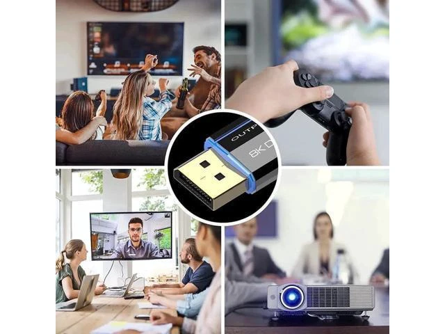 Alt view image 10 of 14 - Fiber DisplayPort Cable 6.6ft,Fiber Optic Displayport 1.4 Cable Supports 8K@60Hz, 4K@144Hz, 32.4Gbps, Slim and Flexible Fiber DP to DP Cable 6.6 ft.