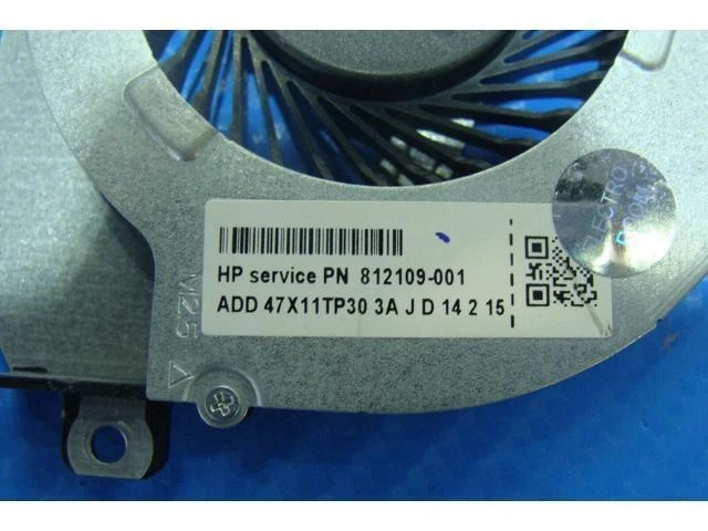 Alt view image 7 of 10 - Cpu cooling fan for HP Pavilion 15-ab053nr 15.6 inches 812109-001