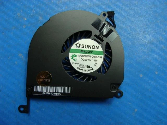 Alt view image 2 of 4 - Cpu cooling fan for Pro A1286 MD318LL/A Late 2011 15 inches Left 922-8703 #4