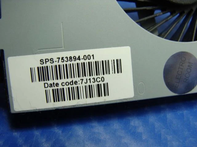Alt view image 3 of 5 - Cpu cooling fan for HP 15-g019wm 15.6 inches DC28000E3F0 753894-001