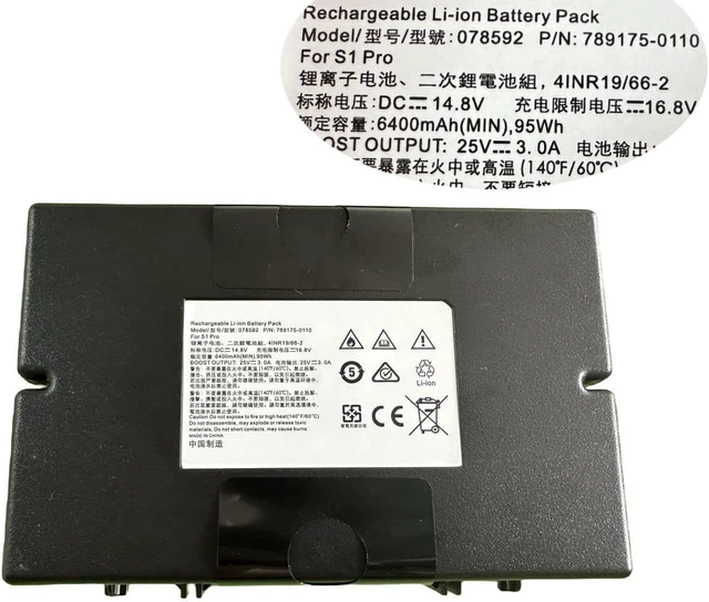 Alt view image 2 of 7 - New Battery Replacement for Bose S1 Pro 789175-0110 789175 078592 4INR19/66-2