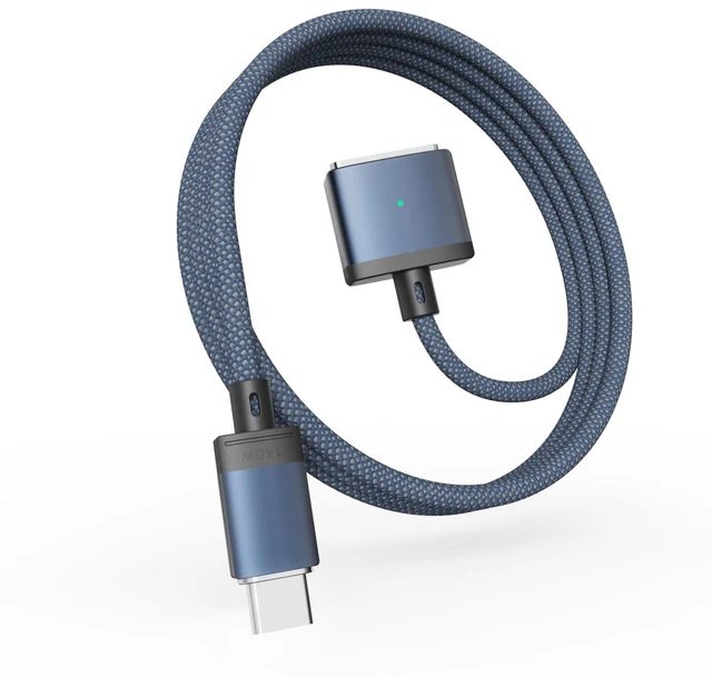 Main image of EGTPPJP USB-C to Magnetic 3 Cable 140W 6.6ft, Compatible with Magnetic Charging Cable for MacBook Pro 2021 M1 Pro & Max 14" 16", Air 2022 M2, Pro 2023 M2 Pro & Max 14" 16" - Blue