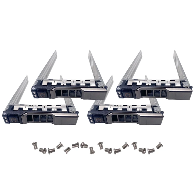 Alt view image 5 of 7 - BestParts 4-Pack 2.5" SFF SAS SATA Drive Tray Caddy Compatible with Dell PowerEdge T440 T640 T430 T630 T620 T710 R330 R530 R520 R720 R720XD R310 R510 R515 R410 R710 MD3600 MD3400 with Screws