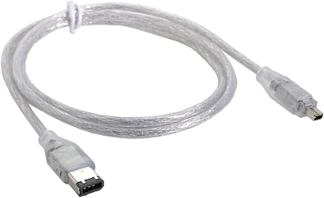 Alt view image 7 of 7 - Firewire 400 IEEE 1394 6Pin to 4 Pin iLink Cable for Camera Camcorder