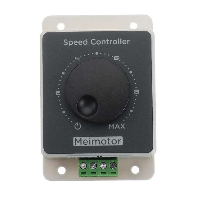Alt view image 3 of 5 - DC 12V 24V 36V 48V PWM DC Motor Speed Controller Meimotor High Power 10A With Housing