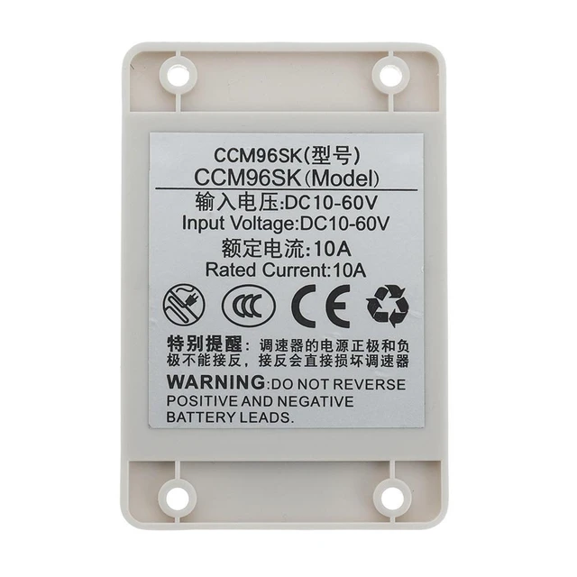 Alt view image 4 of 5 - DC 12V 24V 36V 48V PWM DC Motor Speed Controller Meimotor High Power 10A With Housing