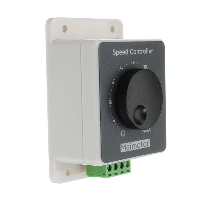 Alt view image 5 of 5 - DC 12V 24V 36V 48V PWM DC Motor Speed Controller Meimotor High Power 10A With Housing