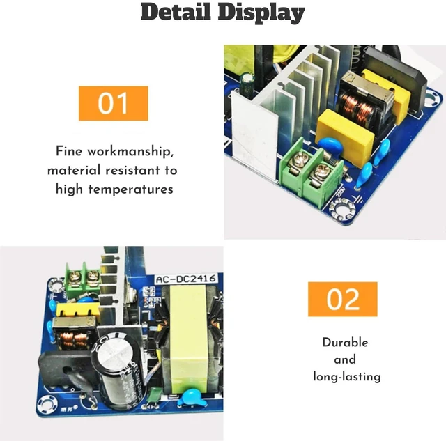 Alt view image 2 of 5 - WX-DC2416 AC 100-240V to DC 36V 5A Switching Power Supply Module 180W High Power Industrial Power Board Isolated Switching Power Supply Power Supply Module Board Converter Module