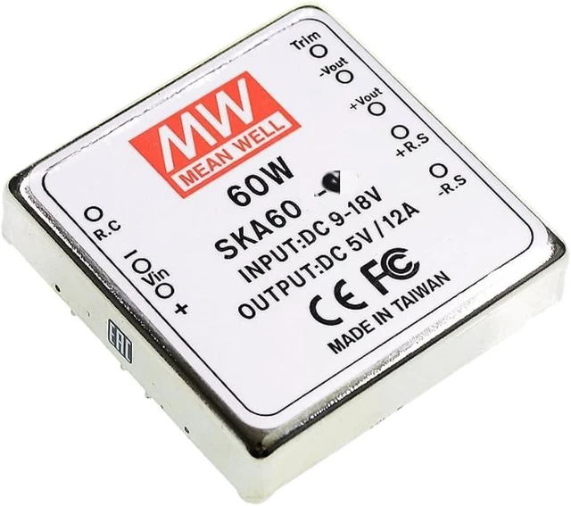 Main image of Mean Well SKA 60W 5V 1.2-12A Power Supply Converter SKA60C-05 DC/DC Single Output Switching Power Supply Driver Transformer
