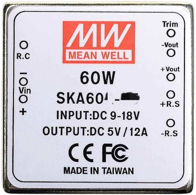 Alt view image 2 of 5 - Mean Well SKA 60W 5V 1.2-12A Power Supply Converter SKA60C-05 DC/DC Single Output Switching Power Supply Driver Transformer