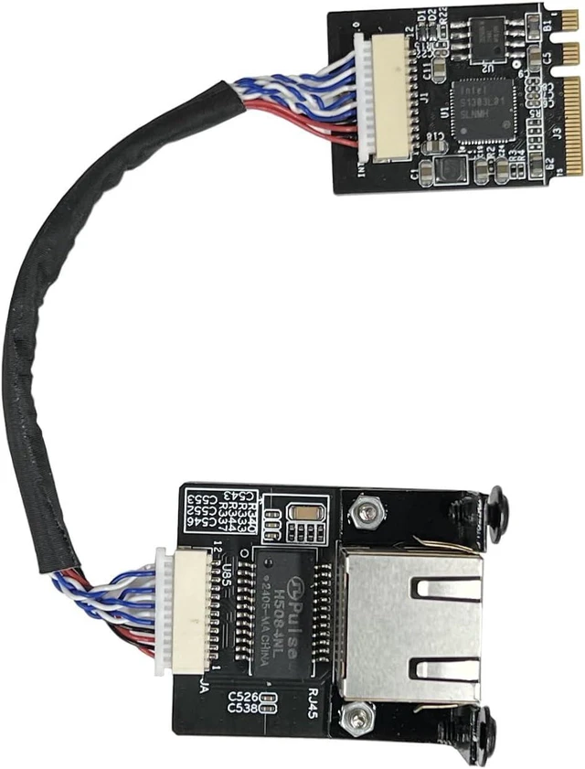 Main image of M.2 A E Key to 2.5 Gigabit Ethernet Module i225v i226v 2.5G Ethernet Server NIC 10/100/1000/25000 Mbps RJ45 LAN Multi-Gigabit M.2 Network Card Support 2230 (15CM i226 M.2 A+E Key)