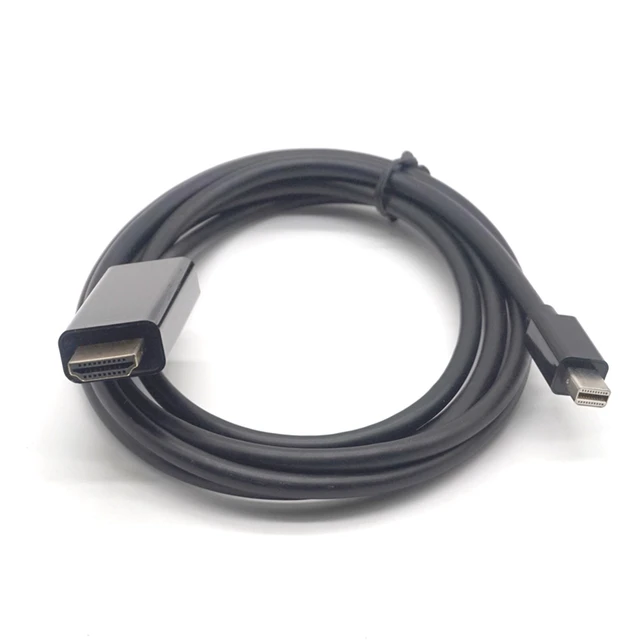 Alt view image 2 of 7 - Weastlinks Thunderbolt Display Mini DP Display Port to HDMI Cable Male to Male Adapter for Macbook Pro Air Projector Camera TV 1.8m(6 ft)