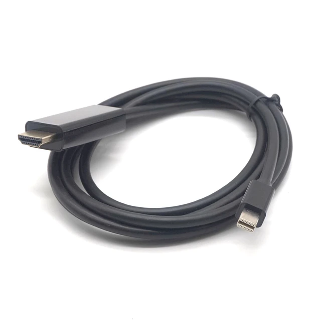 Alt view image 6 of 7 - Weastlinks Thunderbolt Display Mini DP Display Port to HDMI Cable Male to Male Adapter for Macbook Pro Air Projector Camera TV 1.8m(6 ft)