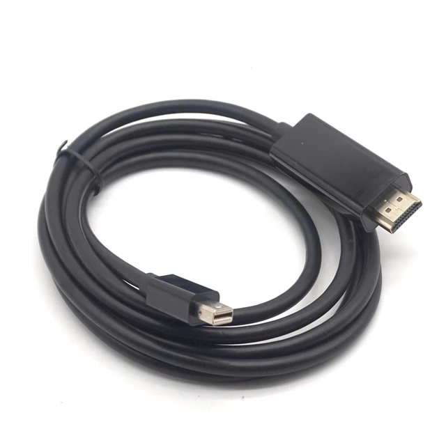 Alt view image 7 of 7 - Weastlinks Thunderbolt Display Mini DP Display Port to HDMI Cable Male to Male Adapter for Macbook Pro Air Projector Camera TV 1.8m(6 ft)