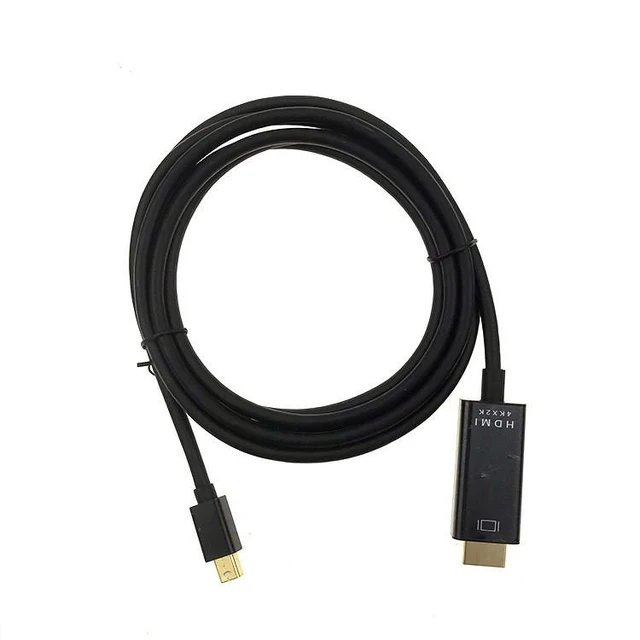 Alt view image 4 of 5 - 4K Mini DisplayPort to HDMI Cable 1.8m 4K/2K 1080p@60Hz, Mini DP to HDMI, Aluminum Shell for MacBook/Surface/PC, DisplayPort Compliant