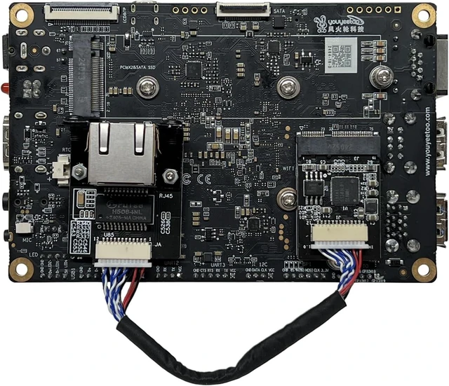 Alt view image 4 of 7 - M.2 A E Key to 2.5 Gigabit Ethernet Module i225v i226v 2.5G Ethernet Server NIC 10/100/1000/25000 Mbps RJ45 LAN Multi-Gigabit M.2 Network Card Support 2230 (15CM i226 M.2 A+E Key)