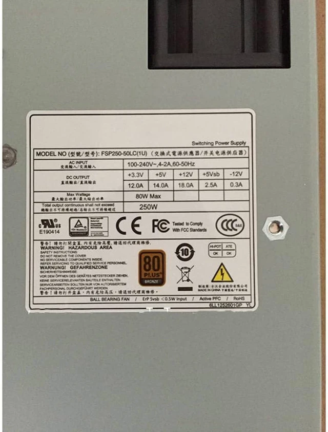 Alt view image 2 of 4 - FSP250-50LC for FSP 250W 1U Industrial Power Supply