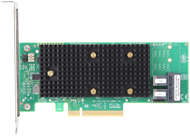 Alt view image 2 of 6 - LSI MegaRAID 9400 9440-8i x8 lane PCI Express 3.1 SATA / SAS Tri-Mode Storage Adapters