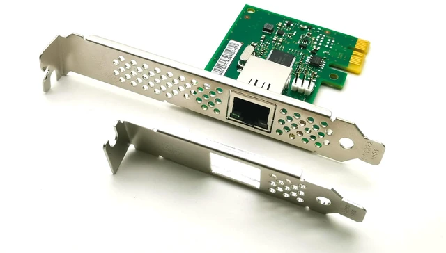 Main image of 1.25Gb PCIe x1 Converged Ethernet Network Card, Single Copper RJ45 Port LAN Card Gigabit NIC with Intel I210-AT Chipset Server Support Windows Server/Windows/Linux/Vmware ESXI