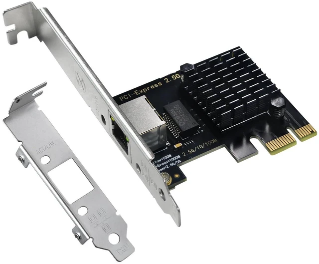 Alt view image 7 of 12 - 2.5Gb PCIe Network Card with Intel I226-V Chip, 2500M/1000M/100M Network Adapter NIC, PCIe 3.1 X1, PCI Express Gigabit Ethernet Card for Windows 10/11, Linux Kernel 5.16.18/RHEL8.6, VMware ESXi8.0