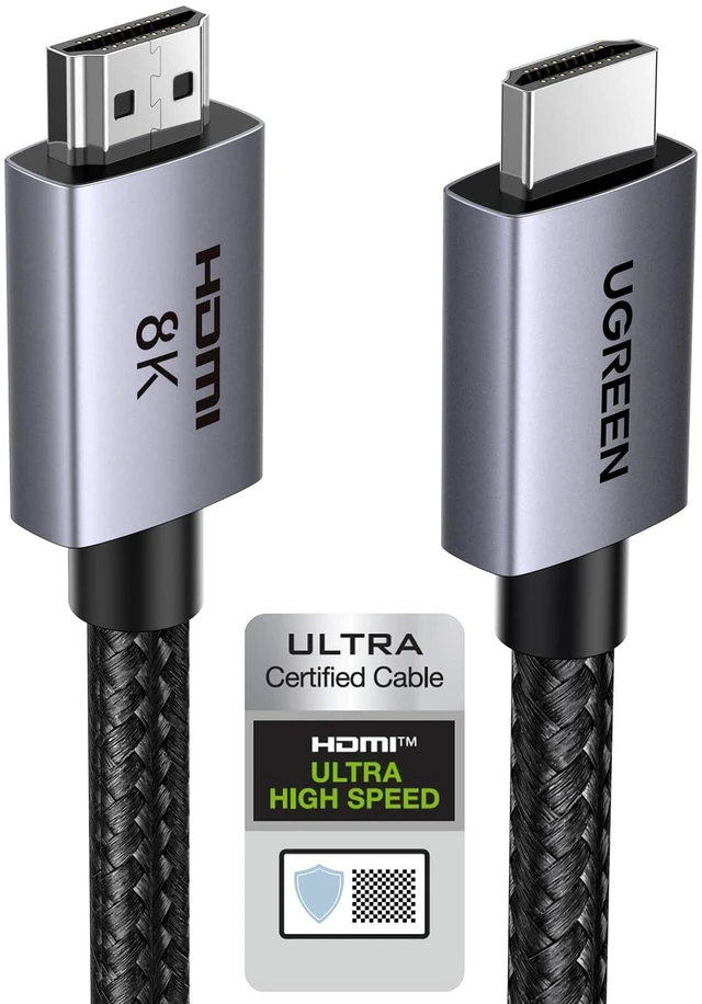 Alt view image 8 of 14 - 8K HDMI 2.1 Cable 48Gbps 6.6FT, Certified Ultra High Speed HDMI Cord Aluminum, 4K@240Hz 120Hz 10K 8K@60Hz, HDCP 2.2&2.3, eARC HDR 10 Dolby Compatible with PS5/Blu-ray/Roku TV/Switch 2/Mac mini
